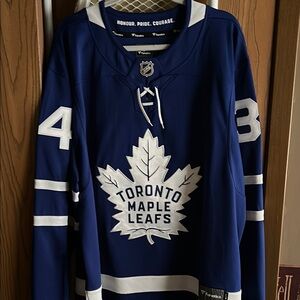 Fanatics Toronto Maple Leafs Navy and White Jersey